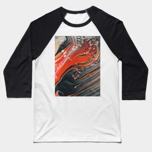 volcano Baseball T-Shirt